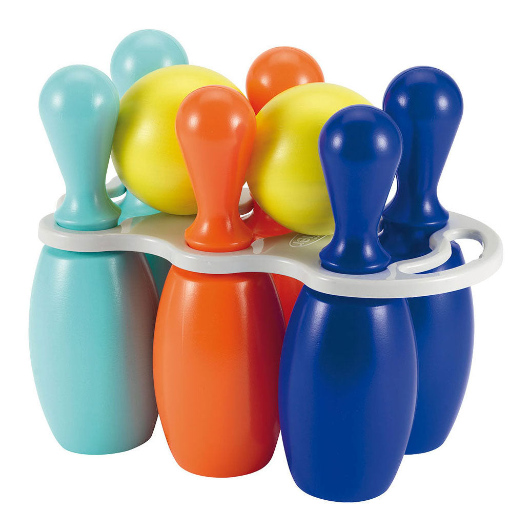 Ecoiffier bowlingset met 2 ballen, 8dlg.