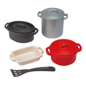 Ecoiffier 100% chef pannen en eetset - 8dlg.