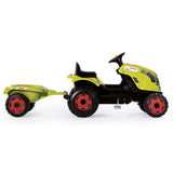 Smoby tractor claas met trailer