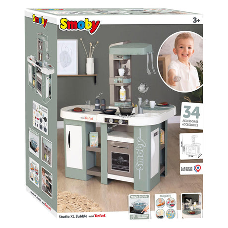 Smoby Tefal Studio Bubbel Keuken XL 34dlg.