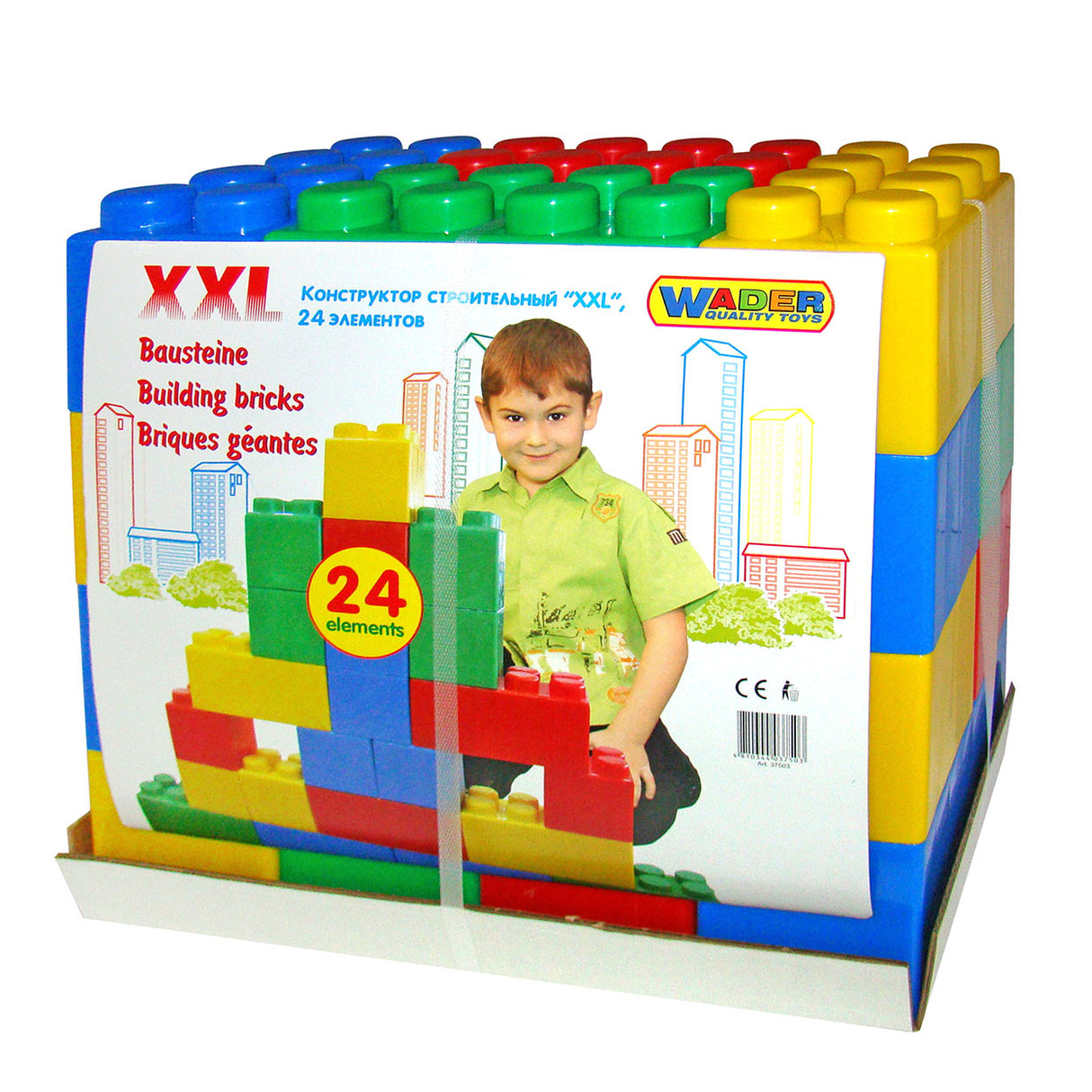 Cavallino bouwblokken xxl - 24dlg.