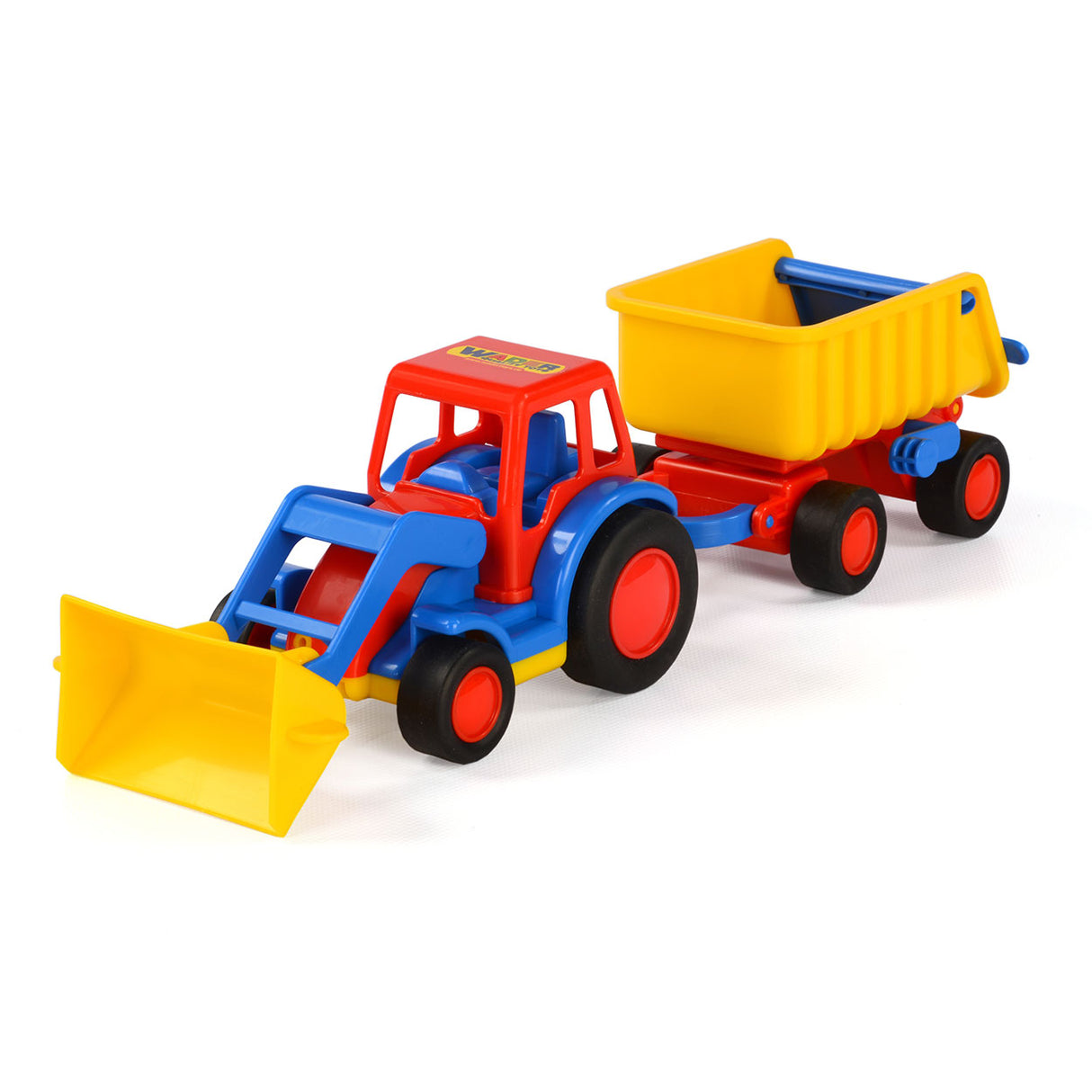 Cavallino toys cavallino basics tractor met shovel en trailer