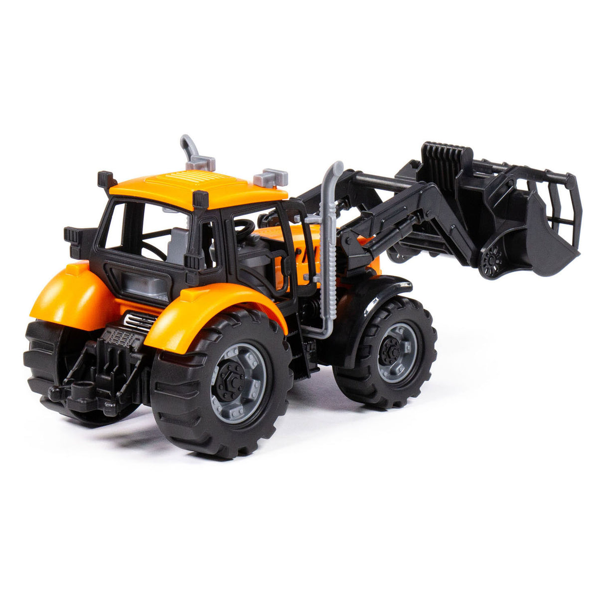 Cavallino Toys Cavallino Tractor met Lader Geel, Schaal 1:32