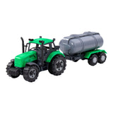 Cavallino toys cavallino tractor met tankwagen groen, schaal 1:32