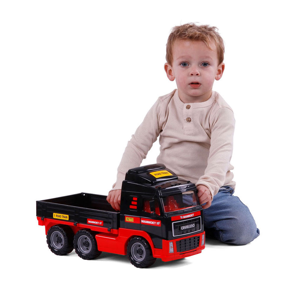 Cavallino Toys Polesie Mammoet Vrachtwagen 1:16 Zwart Rood