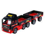 Cavallino toys cavallino mammoet vrachtwagen en aanhangwagen schaal 1:16