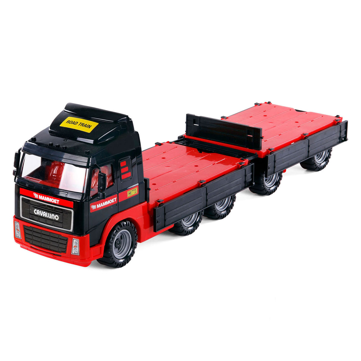 Cavallino toys cavallino mammoet vrachtwagen en aanhangwagen schaal 1:16