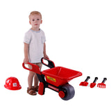 Cavallino toys cavallino mammoet kruiwagen met helm en gereedschap, 5ldg.