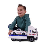 Cavallino toys cavallino politievrachtwagen en politieauto, schaal 1:16