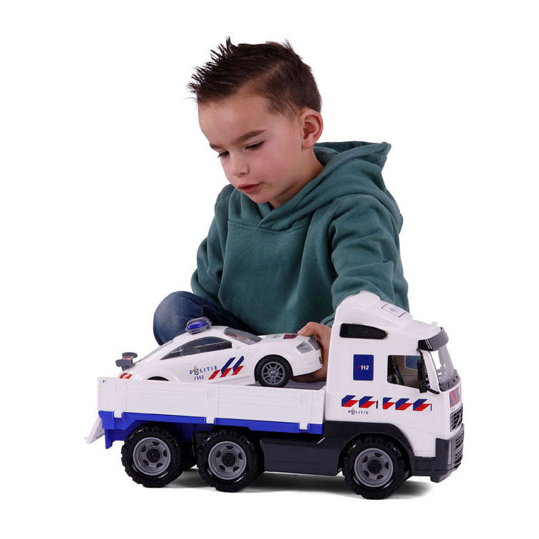 Cavallino toys cavallino politievrachtwagen en politieauto, schaal 1:16