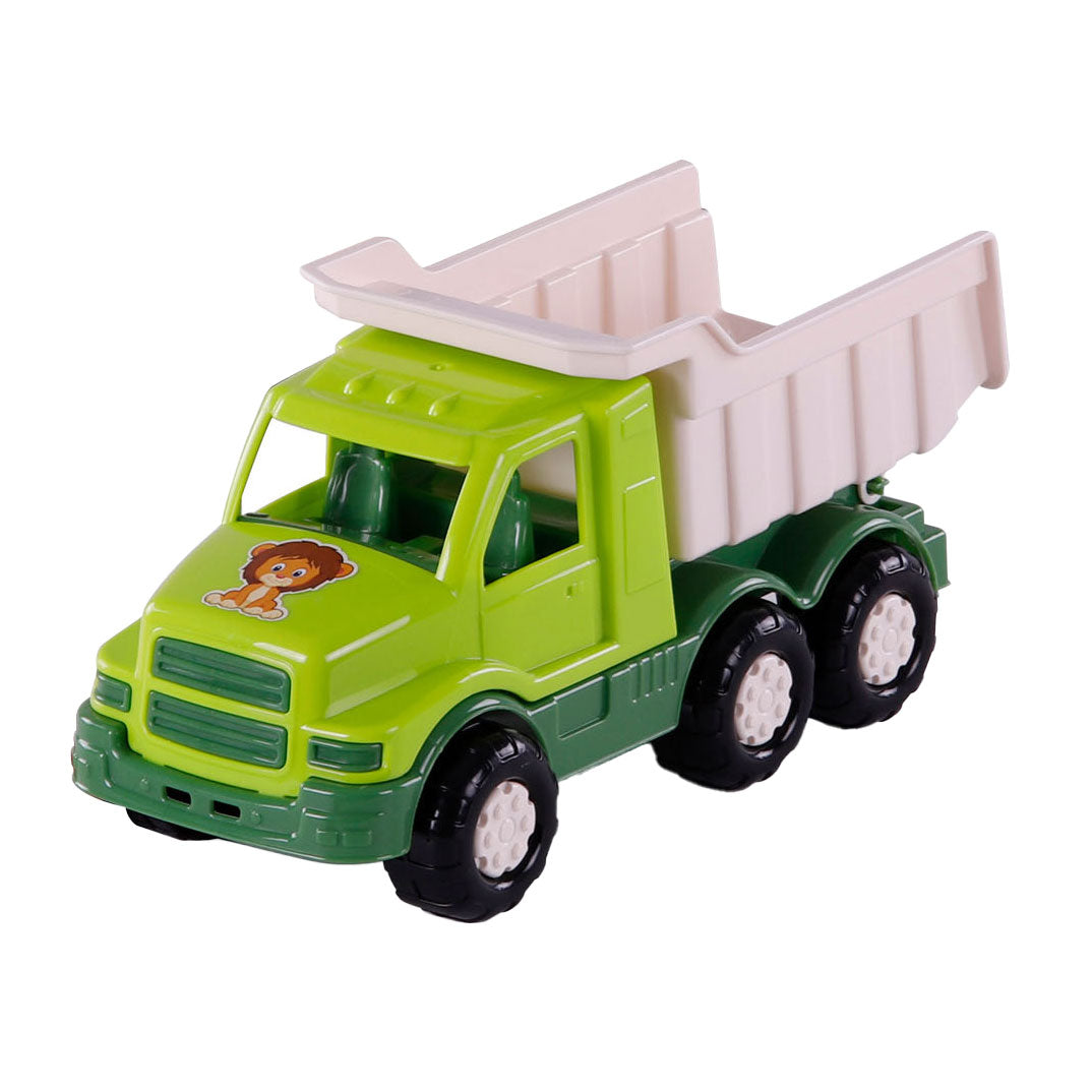 Cavallino toys cavallino safari torpedo kiepvrachtwagen groen, 26,5cm