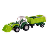 Cavallino Toys Cavallino XL Tractor Groen met KiepAanhangwagen en Emmerset, 9dlg.