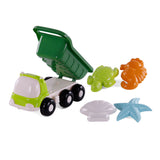 Cavallino Toys Cavallino Strand Kiepwagen met 4 Zandvormen Groen