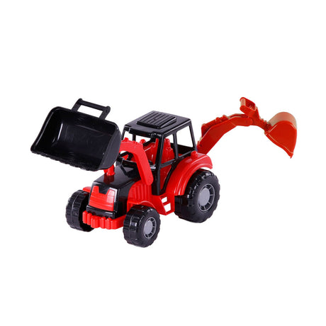 Cavallino Toys Cavallino Junior Graafmachine Tractor Rood