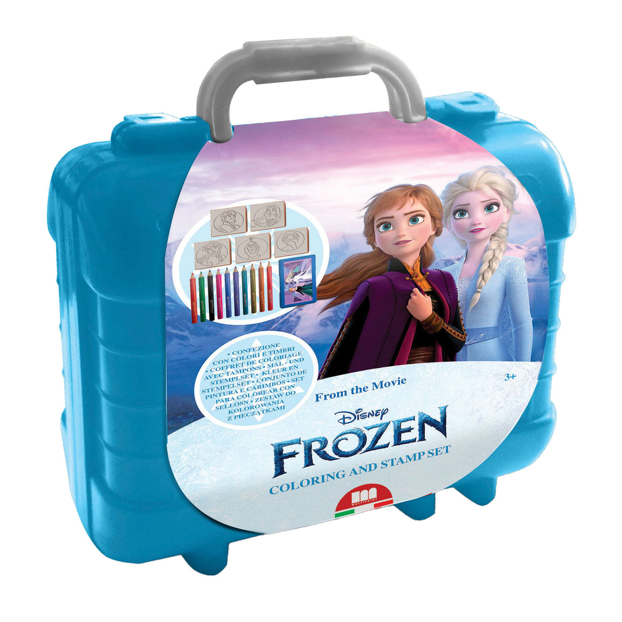 Multiprint frozen reis stempelen kleurkoffer