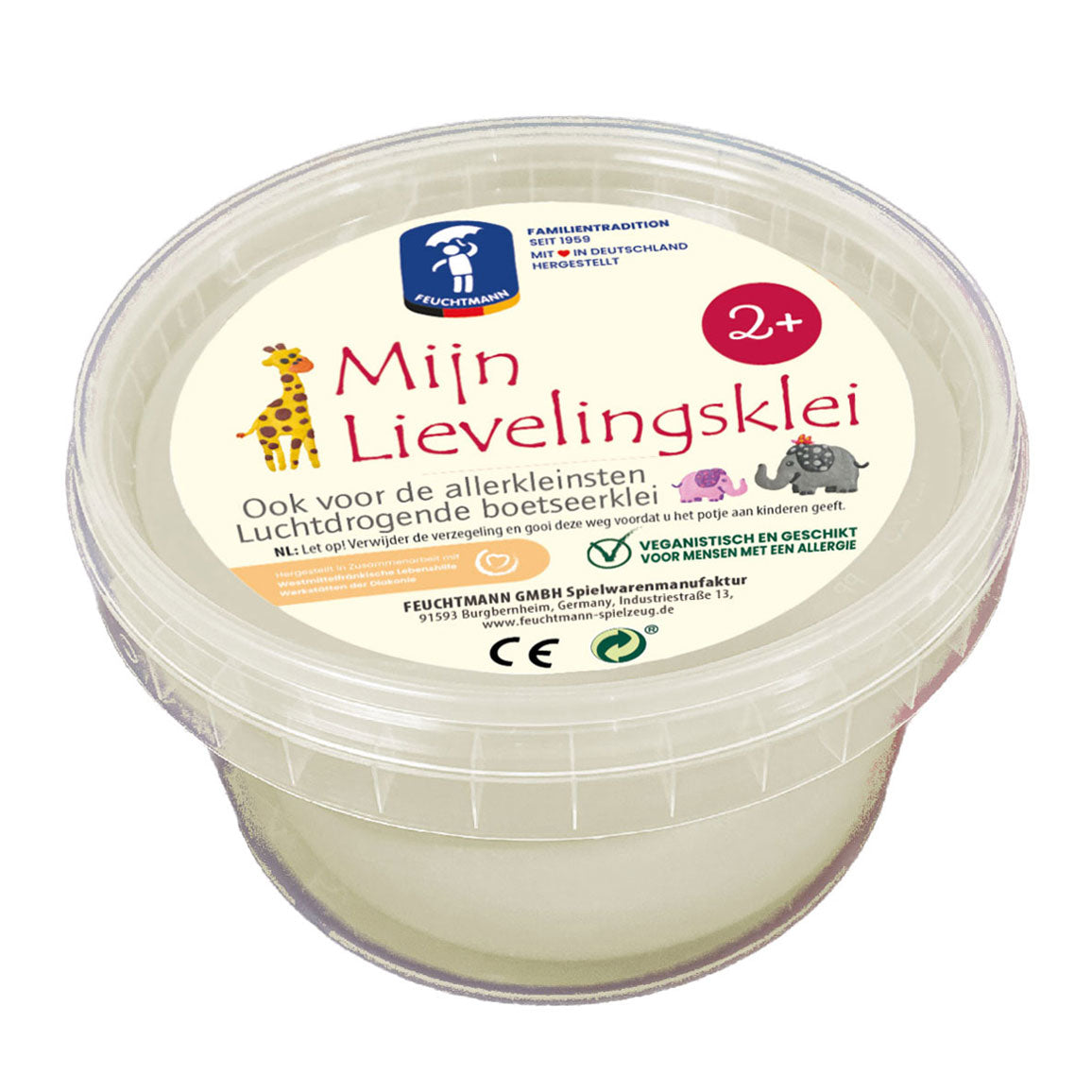 Mijn Lievelingsklei - wit, 500gr.