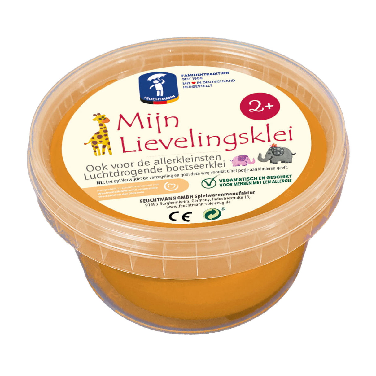 Mijn Lievelingsklei - oranje, 500gr.