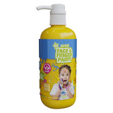 Boti natural face fingerpaint fles met pompje - geel, 1l