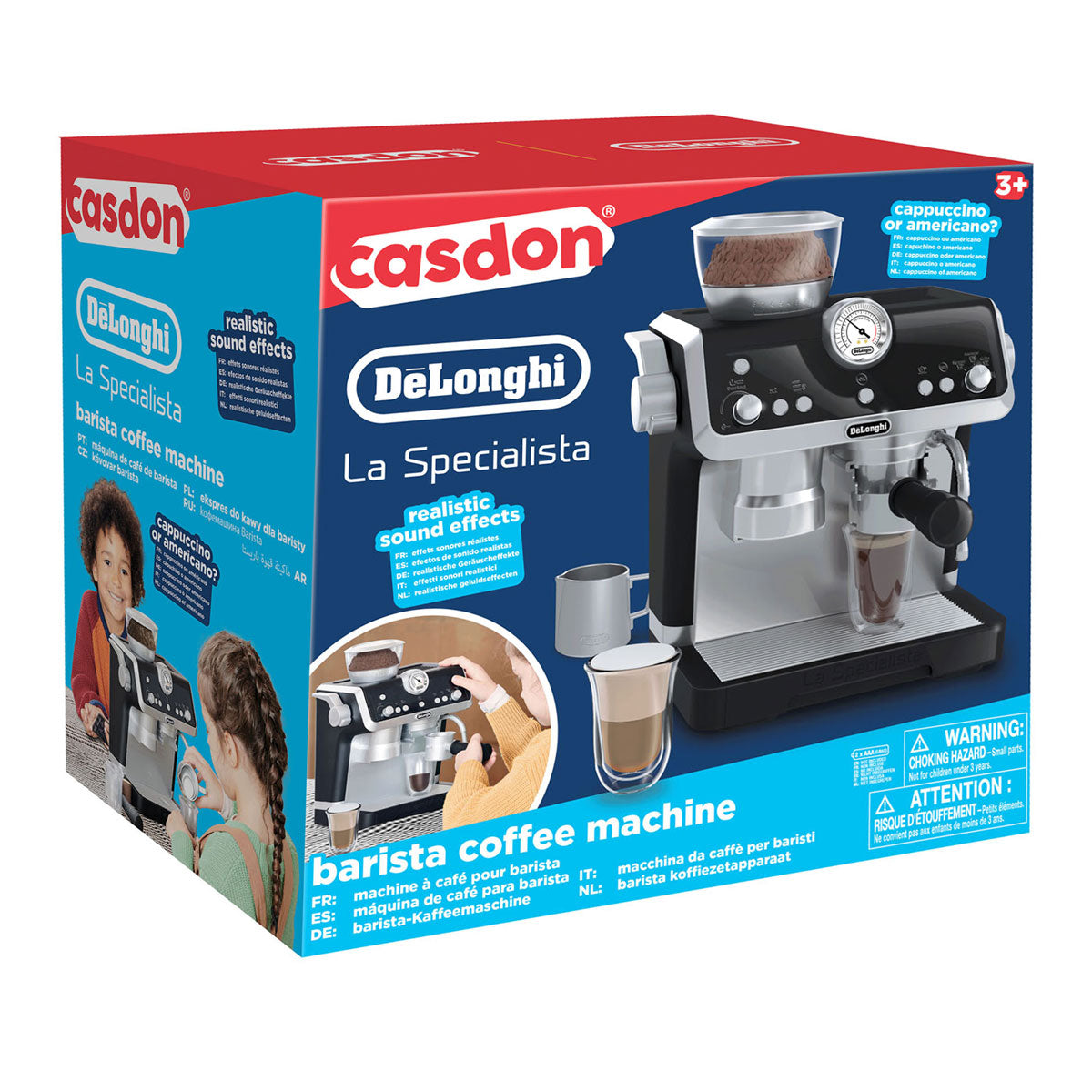 Casdon casdon delonghi barista speelgoed koffiezetapparaat