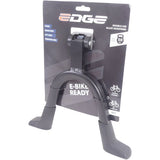 Edge middenstandaard 28 double 2-poot 30cm aluminium - zwart