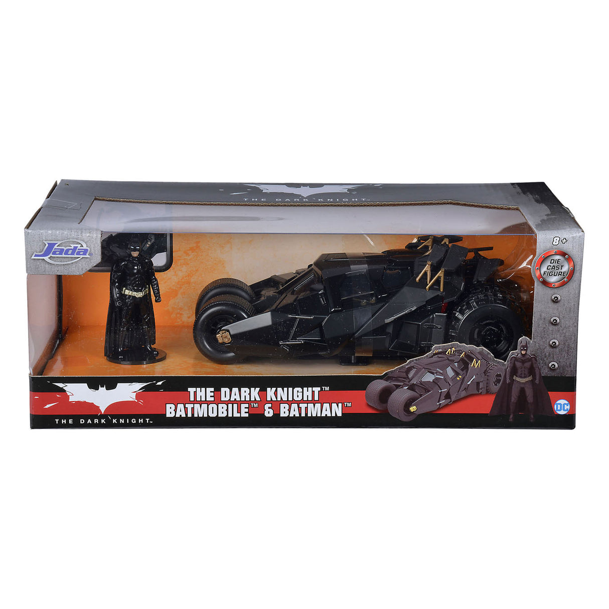 Jada Toys Jada The Dark Knight met Batmobile Auto 1:24