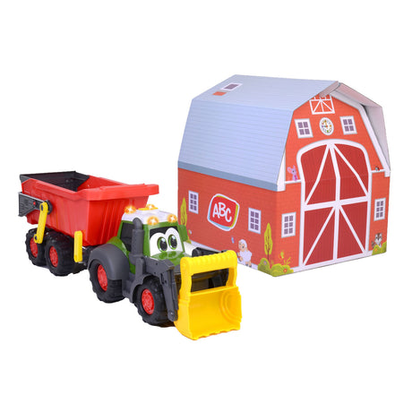 Dickie toys abc fendti farm trailer 65 cm -licht geluid - speelgoedvoertuig