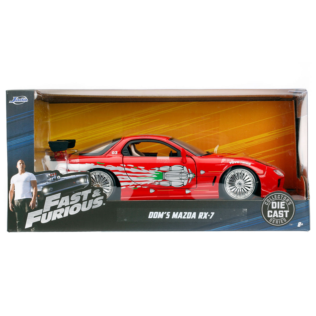 Jada Die-Cast Fast Furious 1993 Mazda RX-7 1:24