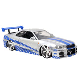 Jada Toys Jada Die-Cast Fast Furious 2002 Nissan Skyline 1:24