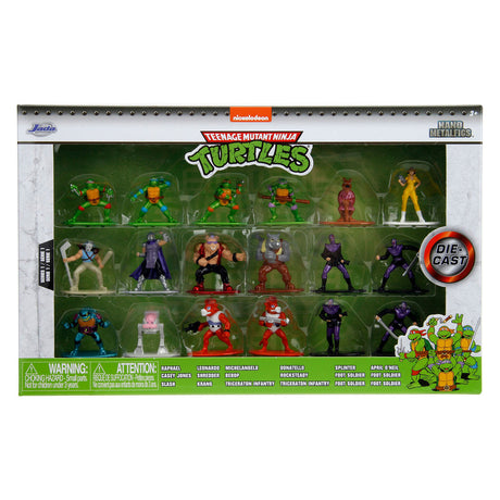 De Jada Spillsys Jada Metalfigs stierwen-Cast Teenage mutant Ninja Turtles Wave 1 18st.