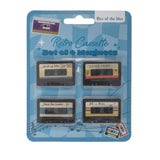 Ootb koelkastmagneten cassette set van 4st.