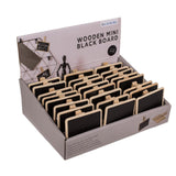 Ootb houten schrijfbordje met knijper 7x7cm