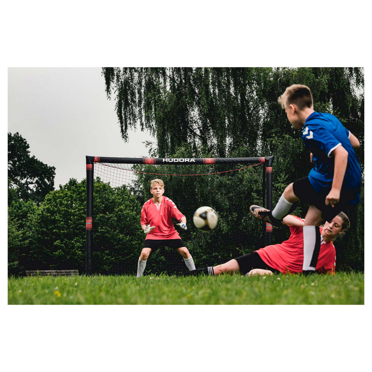 Hudora voetbaldoel pro tect 240