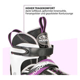 Hudora inline skates 29-32 zwart roze