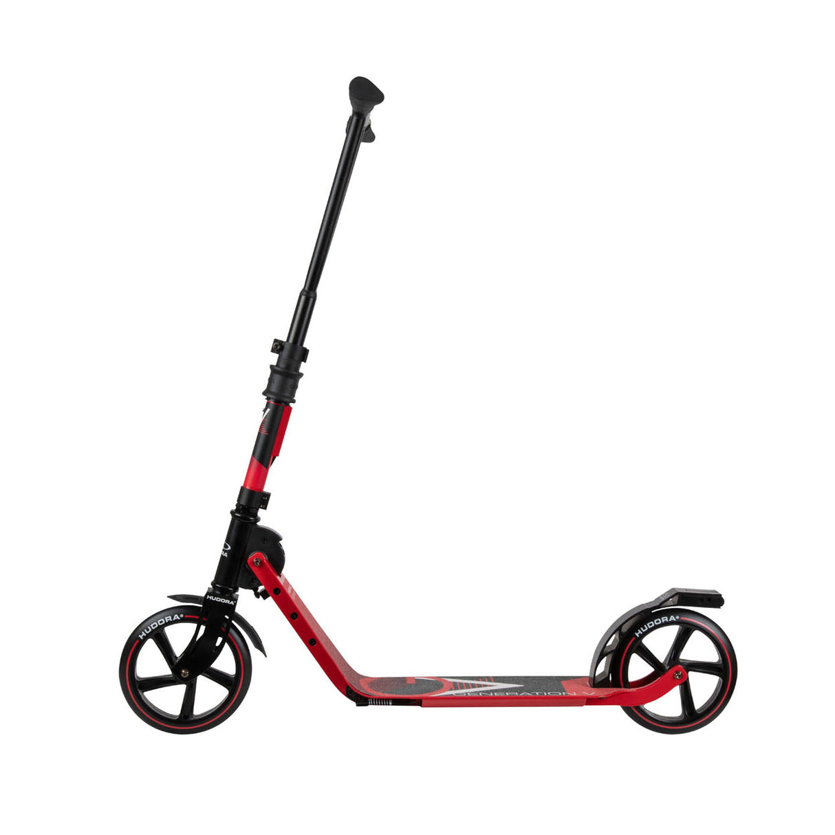 Hudora BigWheel 205 met V-vormig Stuur Rood