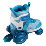 Hudora rolschaatsen my first quad blauw, maat 26-29