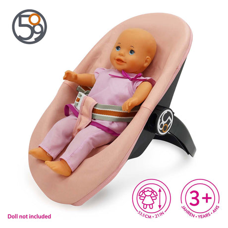 509 crew - 3-in-1 poppenautostoel - roze