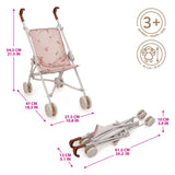 Buggy poppenwagen ballet flora