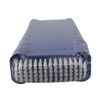 Nagelborstel kunststof blauw pak a 10st