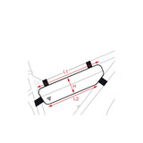 Topeak Frametas MidLoader 3L Zwart - Fietspakkingstas - Heren - Zwart