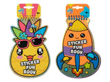 Moxy sticker-activity boek neon-holographic 15 pagina's 16x21cm, 2 stickervellen