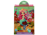 Moxy kleur stickerboek 16 pagina's 1 puffy stickersheet 1 stickersheet 29x21cm