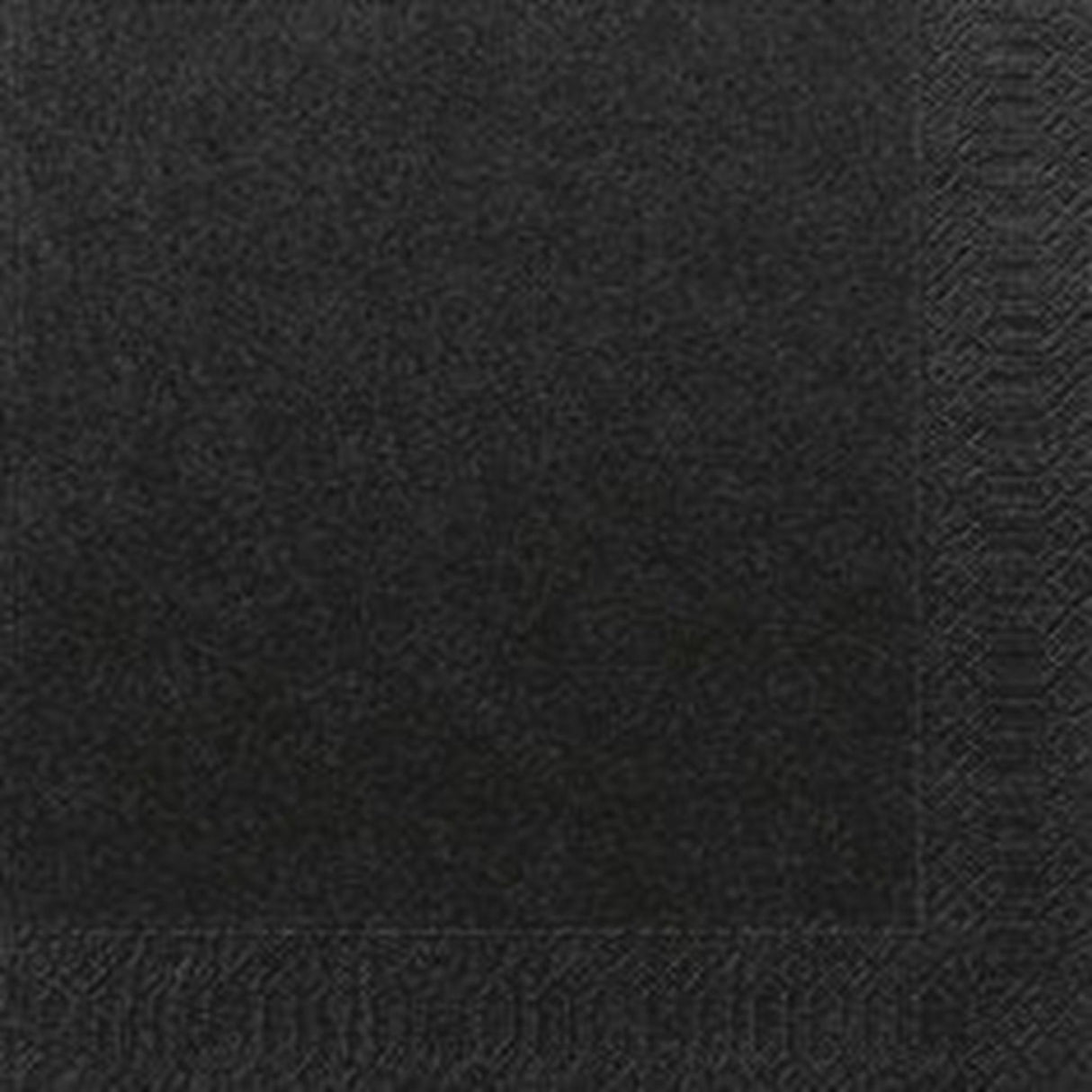 Duni servetten zwart 33x33cm bio