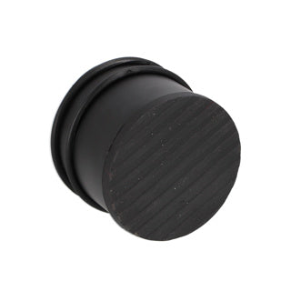 Svenska living deurstopper ø9x7,5cm mat zwart | 2 stuks