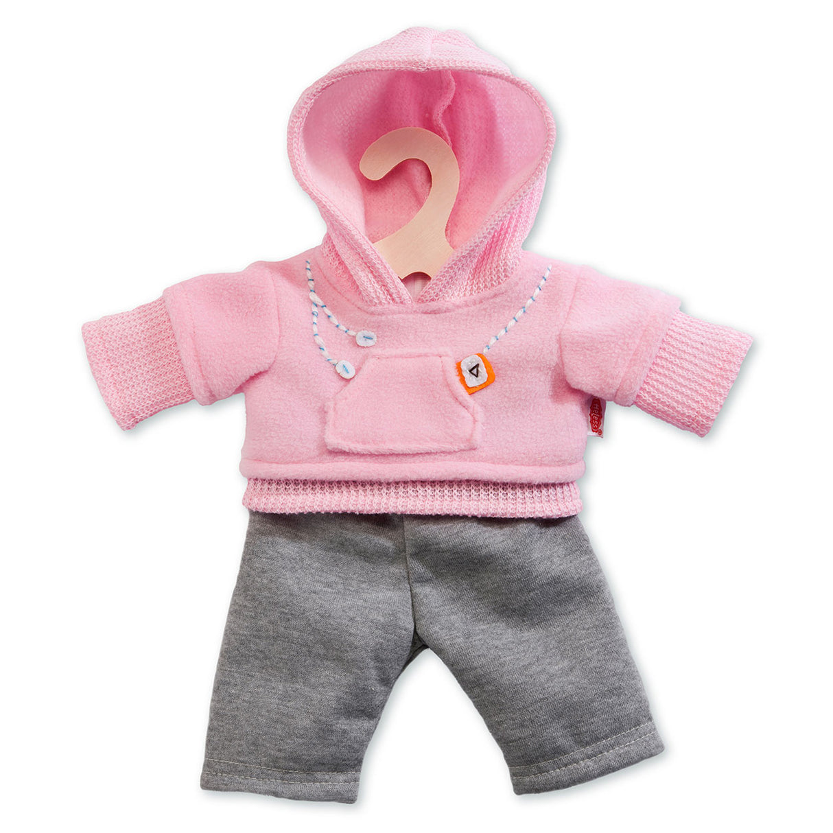 Heless Poppen Jogging Outfit Roze, 28-33 cm