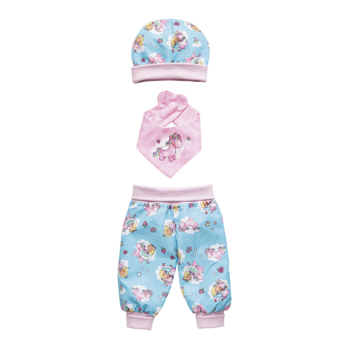 Helzeg Poppen outfit Unicorn, 28-35 cm