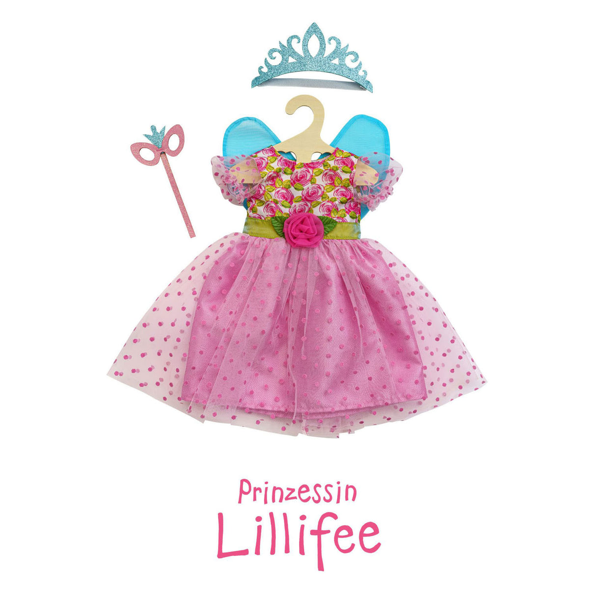 Heless Poppenjurk Prinses Lillifee Roze, 28-35cm