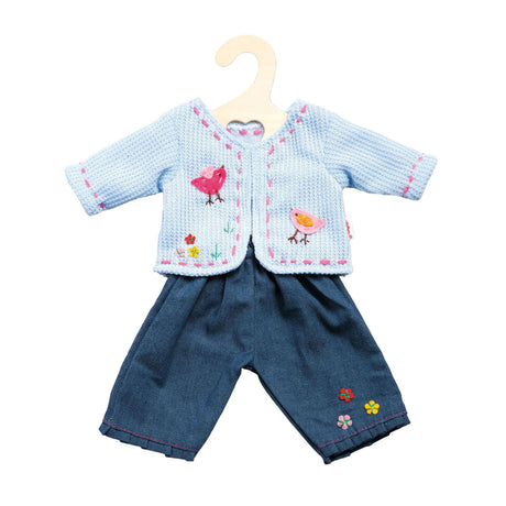 Heless jack met spijkerbroek blauw, 28-35 cm