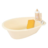 Heless poppenbadset met accessoires beige
