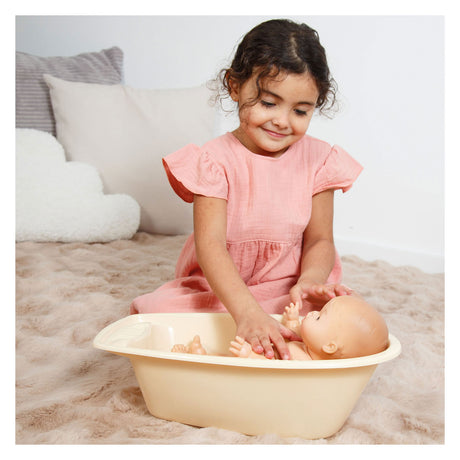 Heless poppenbadset met accessoires beige