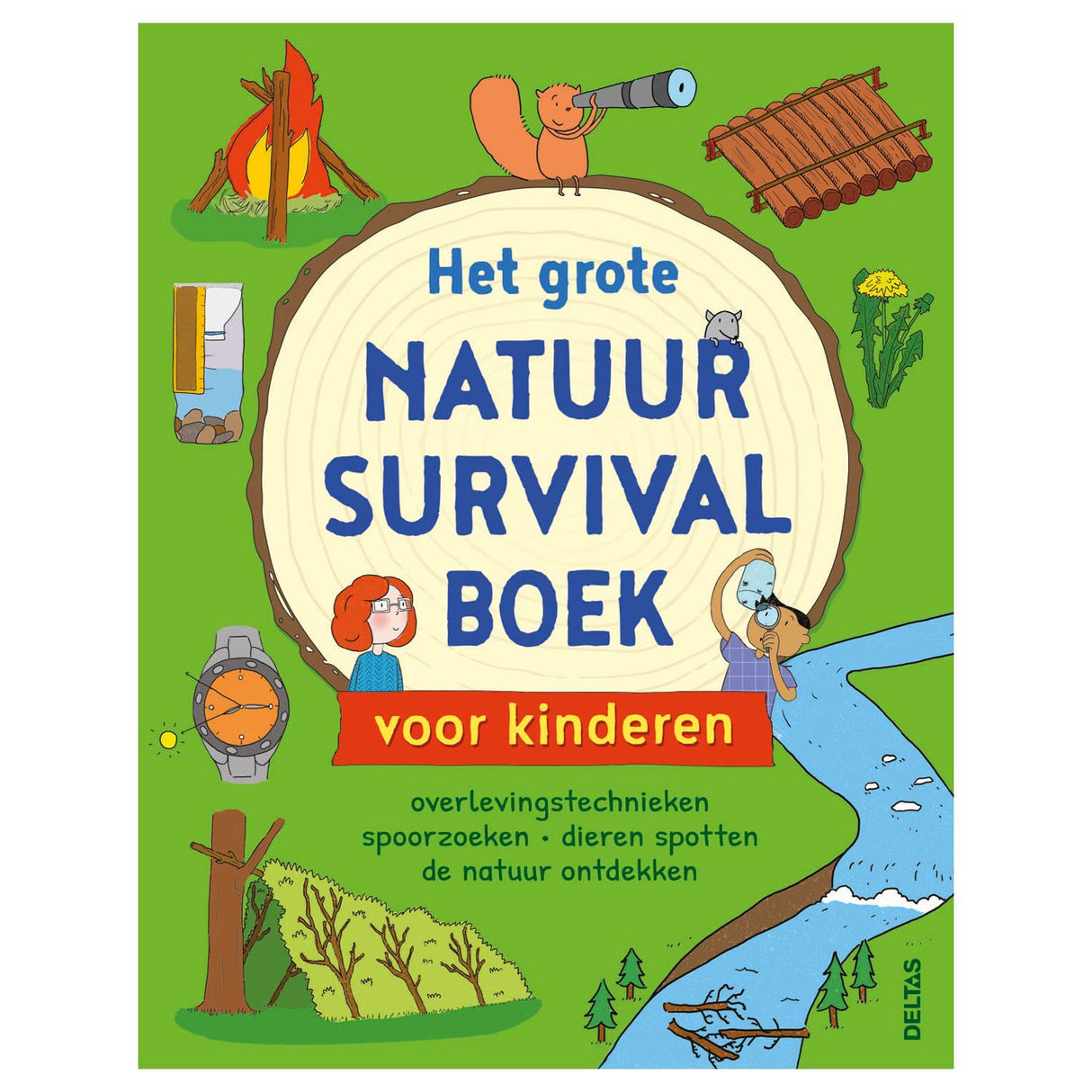 Deltas Het Grote Natuur Survivalboek voor Kinderen